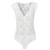 Women's Pink Cotton Open-Bottom Babydoll Lingerie Set view 2