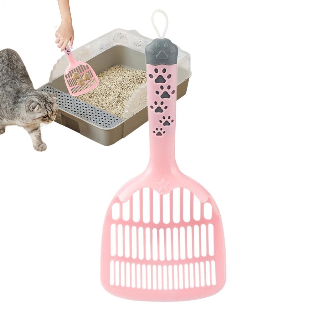 Cute Cat Litter Scoop - Cartoon Ergonomic Poop Scooper