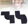 Black Plastic Beard Shaping Template with Ruler for Trimming and Styling Facial Hair view 3