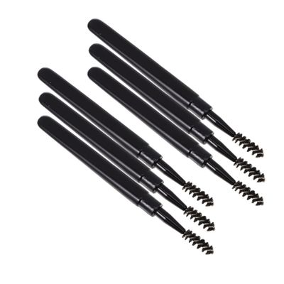 VICASKY 6-Piece Eyelash Brushes with Caps, Black