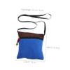 Small Animal Carrier Bag with Shoulder Strap, Breathable Cotton, Blue view 2