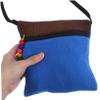 Small Animal Carrier Bag with Shoulder Strap, Breathable Cotton, Blue view 3