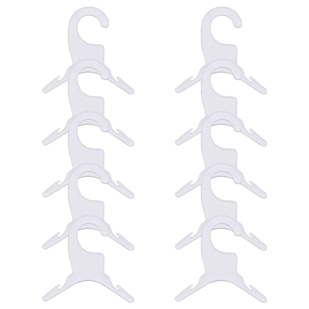 uikios Pet Clothes Hangers for Organizing Dog Clothing and Accessories, 10-Piece Set