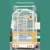 ZXTRYBHD Transparent PVC Bird Cage with Pull-Out Tray, Black view 4