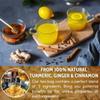 Organic Turmeric, Ginger & Cinnamon Tea Bags, Handmade Herbal Blend, Caffeine-Free, No Additives (3) view 3