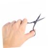 Stainless Steel Eyebrow Scissors, Curved, with Large Finger Rings view 3