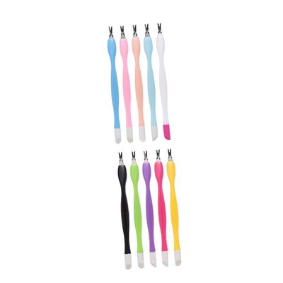 15-Piece Plastic Cuticle Trimmer Set for Manicures