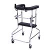 Senior Rollator Walker with Seat, Brakes, 4 Wheels, and Armrest Pads view 1