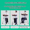 Senior Rollator Walker with Seat, Brakes, 4 Wheels, and Armrest Pads view 2