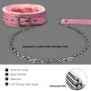 Gothic Leather Collar with Fur Padding view 2
