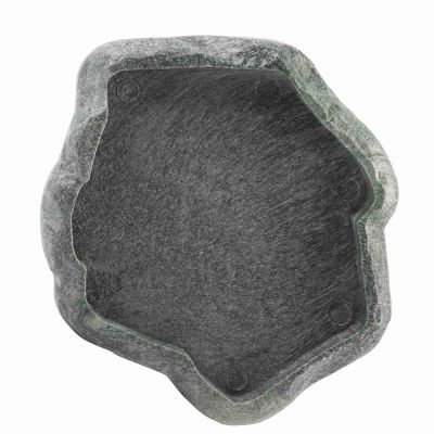 Reptile Rock Bowl, Imitation Rock Design ABS Resin Feeder for Turtles (#1)