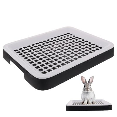 ERINGOGO Black PP Rabbit Toilet with Non-Slip Design