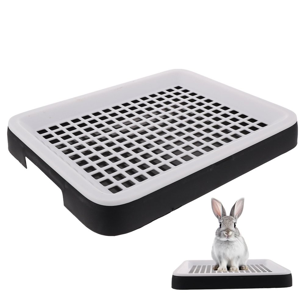 ERINGOGO Black PP Rabbit Toilet with Non-Slip Design