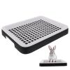 ERINGOGO Black PP Rabbit Toilet with Non-Slip Design view 1