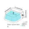 Automatic Water Bowl for Dogs, Quick-Connect, Large Capacity, 22.6 x 21.2 x 8.5 cm view 2