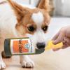 Ungtyb Plush Squeaky Dog Toy, Beer Bottle-Shaped Chew Toy view 3