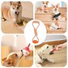 Ball and Rope Dog Toy with Treat Dispensing and Tugging view 4