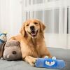 Interactive Squeaky Dog Toy - Cylindrical Plush Toy view 2