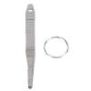 Portable TC4 Titanium Alloy Mini Keychain Tweezers view 1