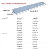 XMLYSMYS Plastic Door Threshold Ramp, Gray, 8 x 3 cm view 2