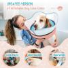 Supet Enhanced Inflatable Dog Collar to Stop Licking, Soft Alternative to Dog Cones After Surgery, Donut Collar for Small, Medium, and Large Dogs view 2