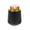 Blue Ceramic Pump Dispenser Bottle, 1 Pc., for Lotion and Hand Wash view 3