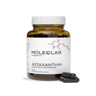 MoleQlar Astaxanthin Capsules, 60 Count – 8 mg from Oleoresin, ASTAFIT Ingredient