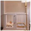 Transparent Acrylic Indoor Dog Playpen with Door view 1