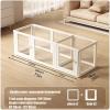 Transparent Acrylic Indoor Dog Playpen with Door view 2
