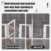 Transparent Acrylic Indoor Dog Playpen with Door view 3