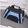 Portable Dog and Cat Carrier Bag, Blue Wool Mat, 43 x 21 x 30 cm view 1