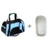Portable Dog and Cat Carrier Bag, Blue Wool Mat, 43 x 21 x 30 cm view 4