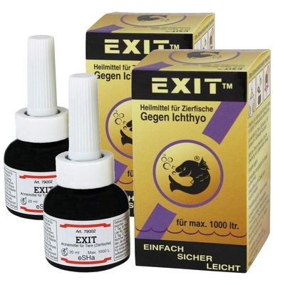 2-Pack! 2x Esha EshaExit, 2x 20 ml for 2,000 Liters
