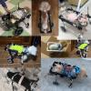 Adjustable 4-Wheel Wheelchair for Cats and Dogs view 2