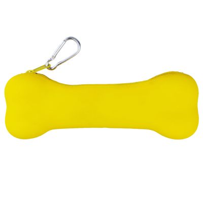 Dog Treat Pouch with Carabiner, Silicone Treat Bag