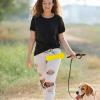 Dog Treat Pouch with Carabiner, Silicone Treat Bag view 3