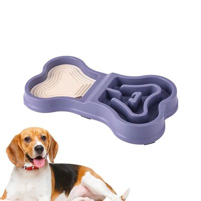 Puppy Dog Bowl, Slow Feeder Puzzle, Portable and Gentle