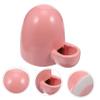 Pink Small Ceramic Water Dispenser for Pets, Mice, Travel-Friendly view 4