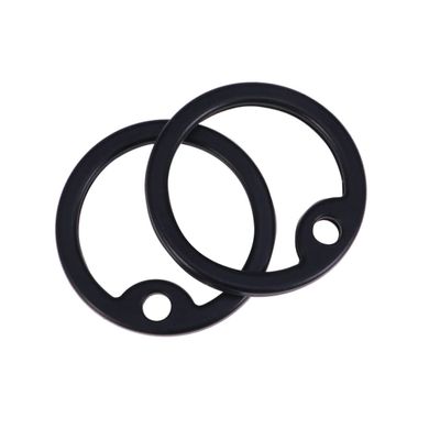 UKCOCO 12-Pack Silicone Dog Tag Silencers - Black