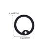 UKCOCO 12-Pack Silicone Dog Tag Silencers - Black view 2