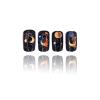 24-Piece Square Press-On Nails with Moon and Star Designs view 4