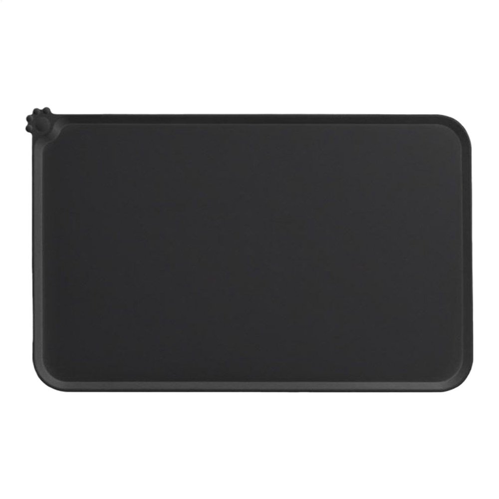 Non-Slip Waterproof Raised-Edge Pet Feeding Mat