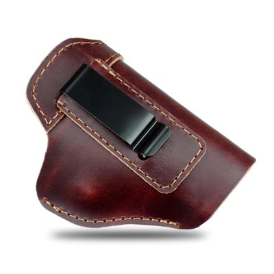 IWB Leather Foundy Holster with Stainless Steel Metal Clip