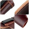 IWB Leather Foundy Holster with Stainless Steel Metal Clip view 3