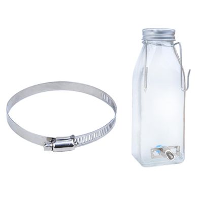 Small Animal Water Bottle with Leak Protection, 350 ml, Hanging Design