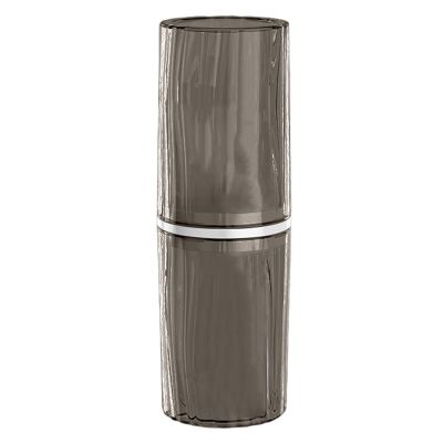 Tewzafiya Travel Toothbrush Case with Toothpaste Holder