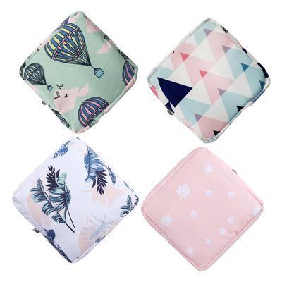 Healvian 4-Piece Feminine Hygiene Storage Pouches with Zippers