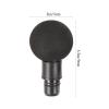 5-Piece Massage Attachments for Massage Device, Black, Plastic view 2