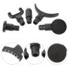 5-Piece Massage Attachments for Massage Device, Black, Plastic view 3