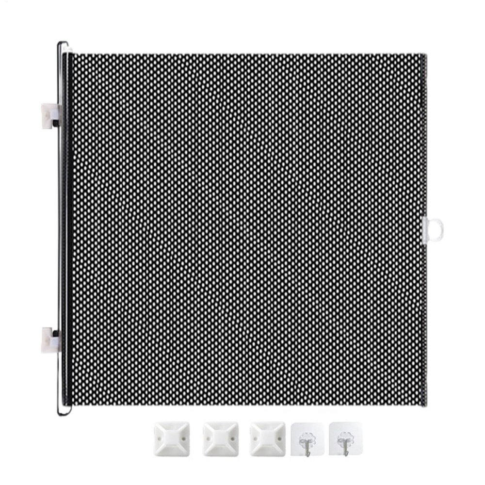 Indoor Retractable Dog Gate and Cat Barrier for Doors, Stairs, and Balconies